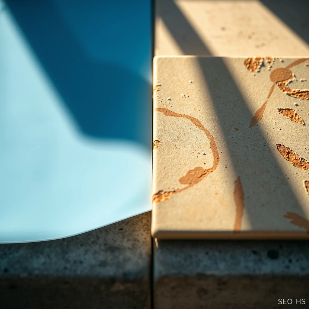A visual contrast between sterile synthetic materials and warm handcrafted textures, representing generic versus brand-aligned content.
